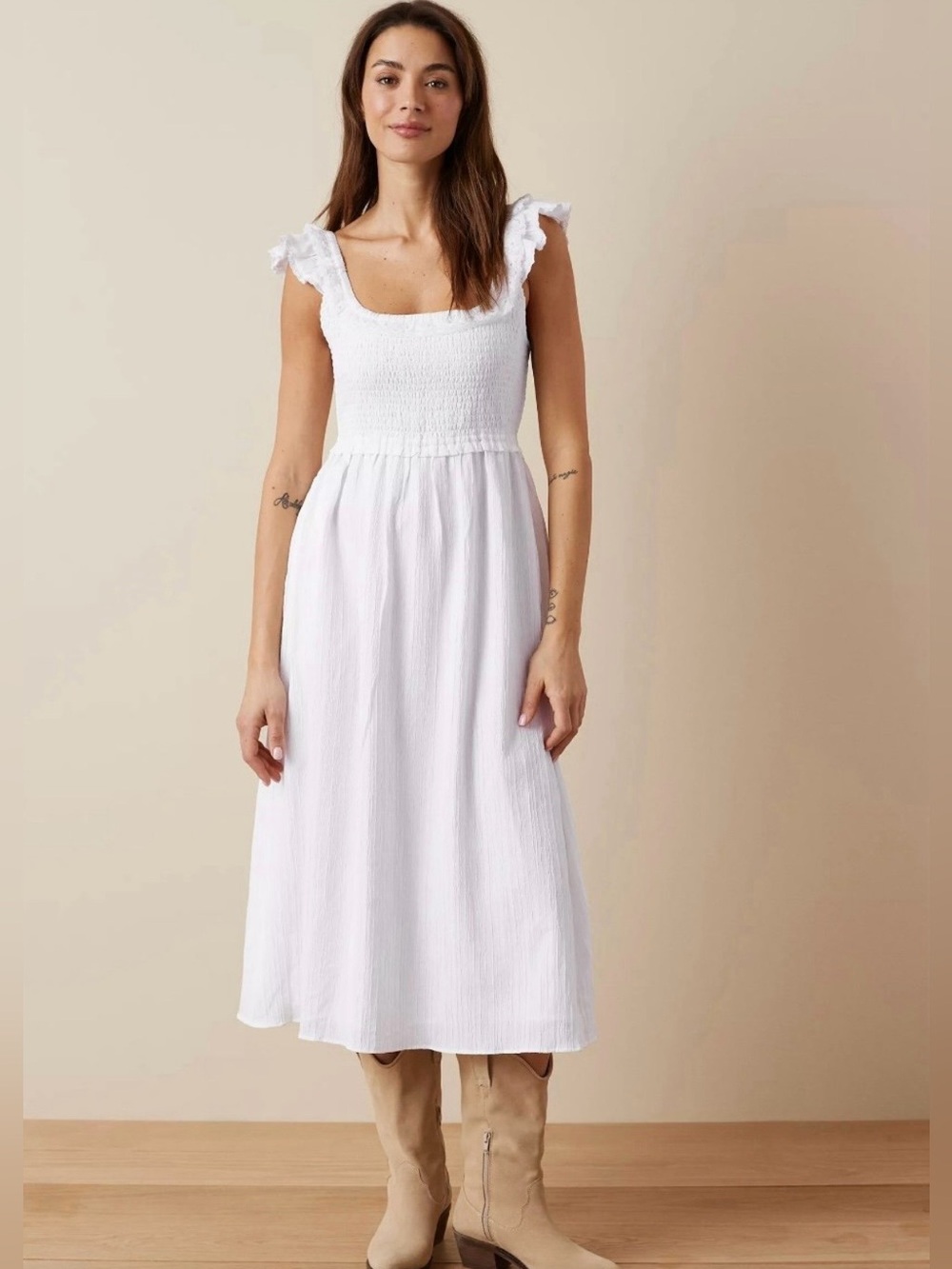 American Eagle Outfitters White Dress